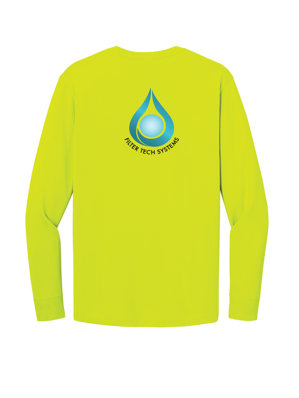 CornerStone® Pro Long Sleeve Pocket Tee – Peak Water - Image 4
